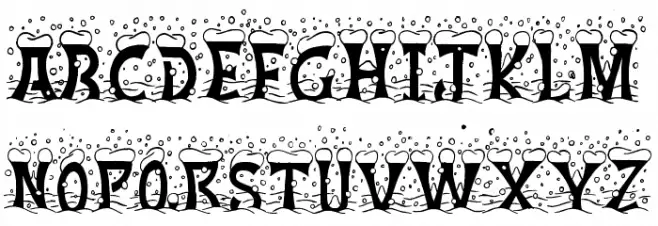 Christmas Snow Caratteri MINUSCOLO