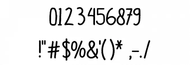 Christmas Snowball Font OTHER CHARS