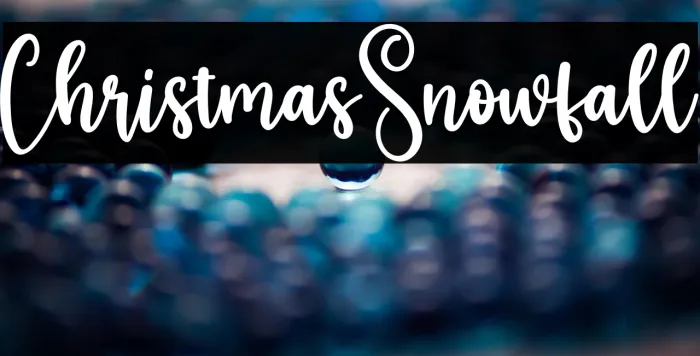 Christmas Snowfall Example 1