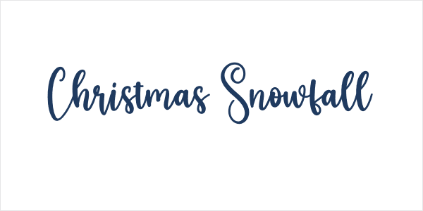 Christmas Snowfall Logo