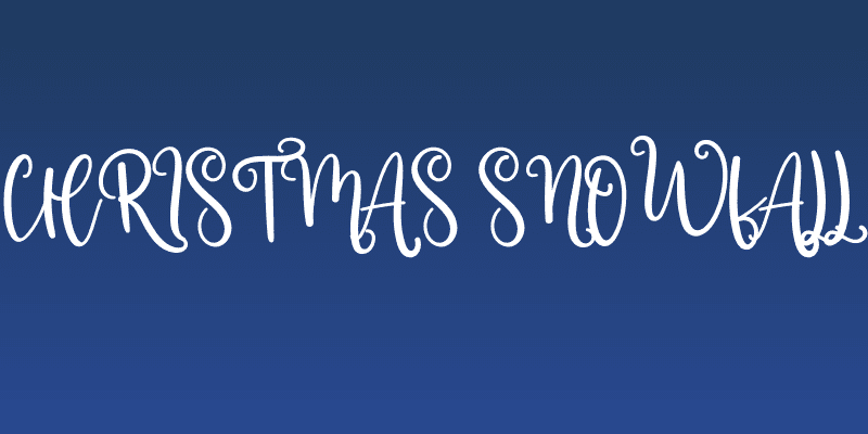 Christmas Snowfall Social Header