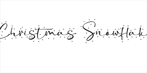 Christmas Snowflake Logo