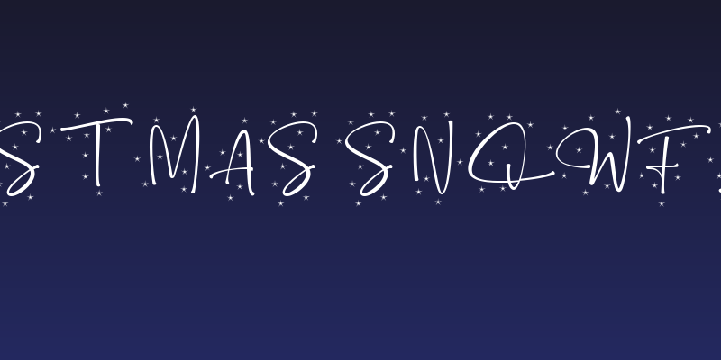 Christmas Snowflake Social Header