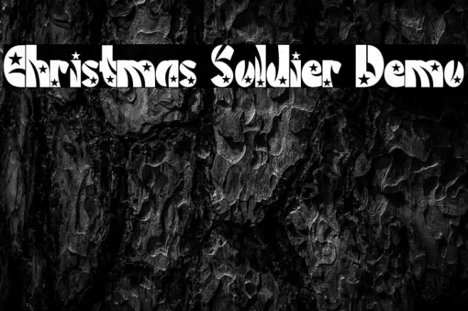 Christmas Soldier Demo Font examples
