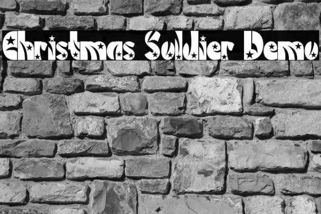 Christmas Soldier Demo Font examples