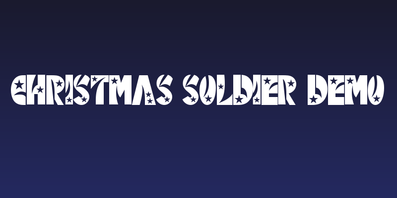 Christmas Soldier Demo Social Header
