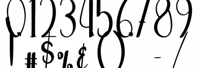 Christmas Sometime フォント その他の文字