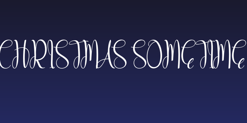 Christmas Sometime Social Header