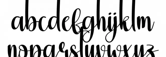 Christmas Sometime フォント 小文字