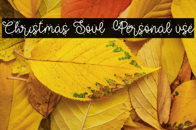 Christmas Soul - Personal use Example 1