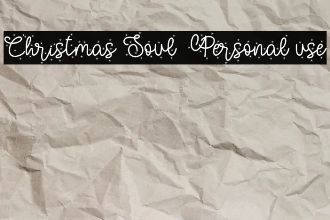 Christmas Soul - Personal use Example 2