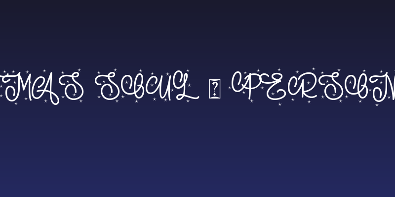 Christmas Soul - Personal use Social Header