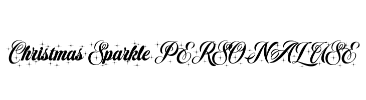 Christmas Sparkle PERSONAL USE  font caratteri gratis