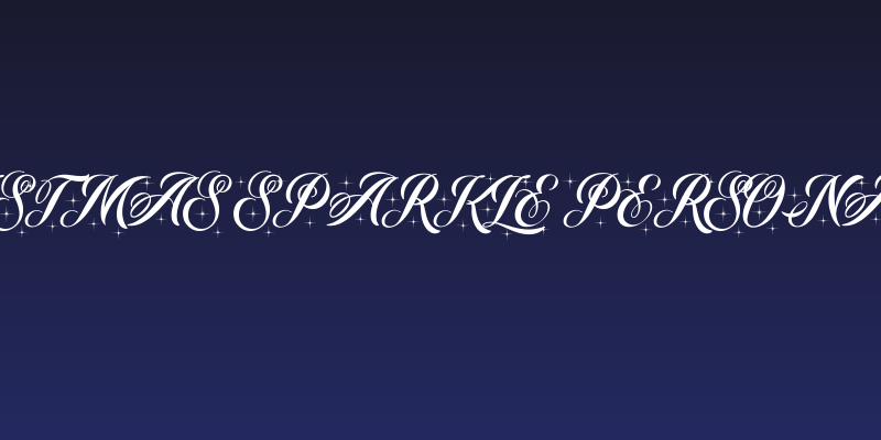 Christmas Sparkle PERSONAL USE Social Header