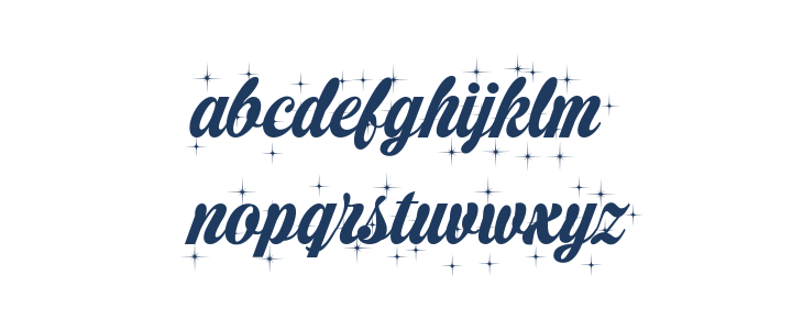 Christmas Sparkle PERSONAL USE Lowercase