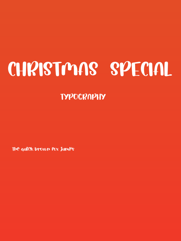 Christmas  Special Poster