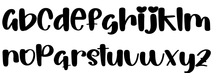 Christmas Special Font LOWERCASE