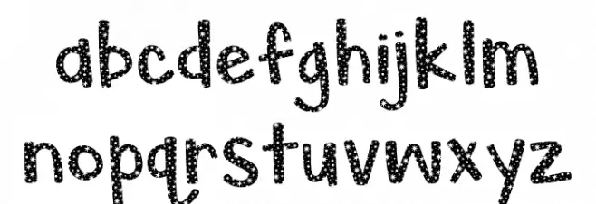 Christmas Sprouts خط أحرف صغيرة