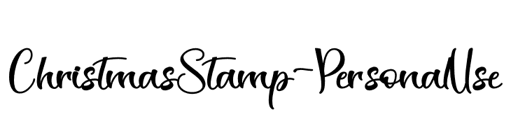 Christmas Stamp - Personal Use  font caratteri gratis