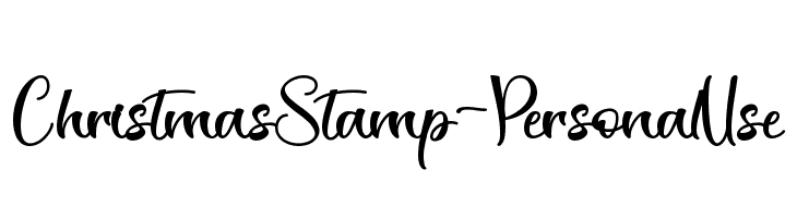 Christmas Stamp - Personal Use  font caratteri gratis