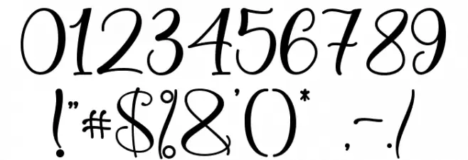 Christmas Stamp - Personal Use Font OTHER CHARS