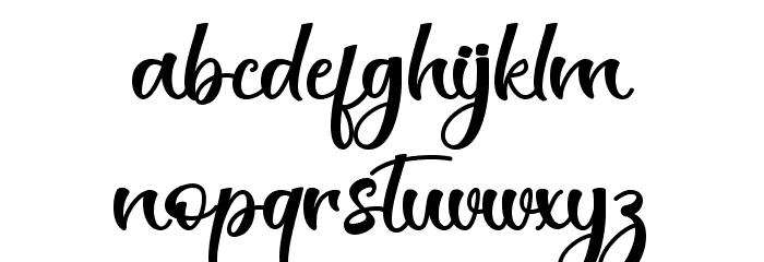 Christmas Stamp - Personal Use Font LOWERCASE