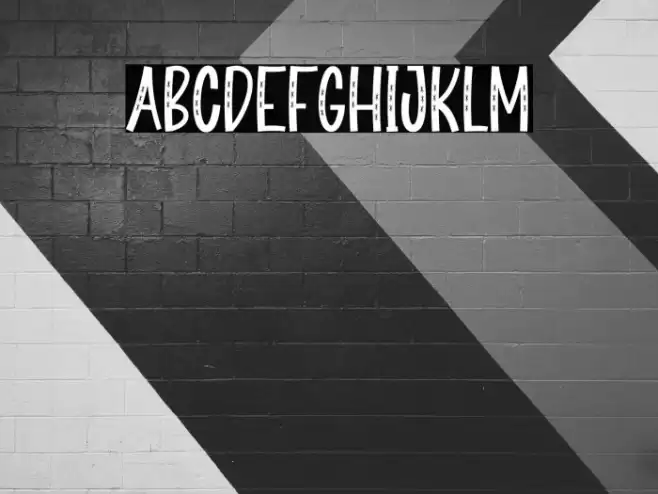 Christmas Starlight Font examples