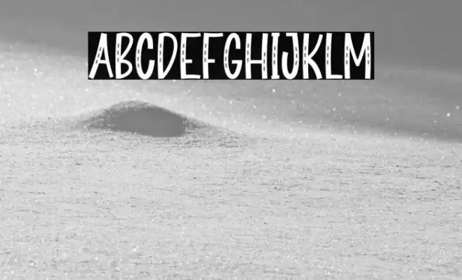 Christmas Starlight Font examples