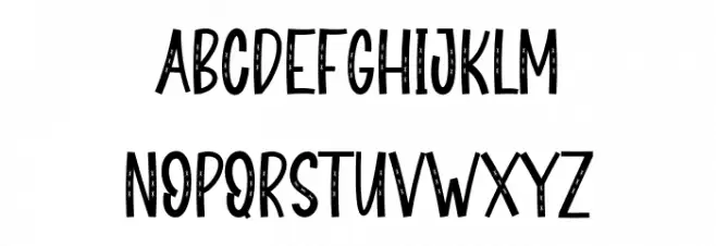 Christmas Starlight Caratteri MINUSCOLO