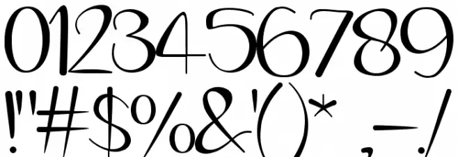 Christmas Story Font OTHER CHARS