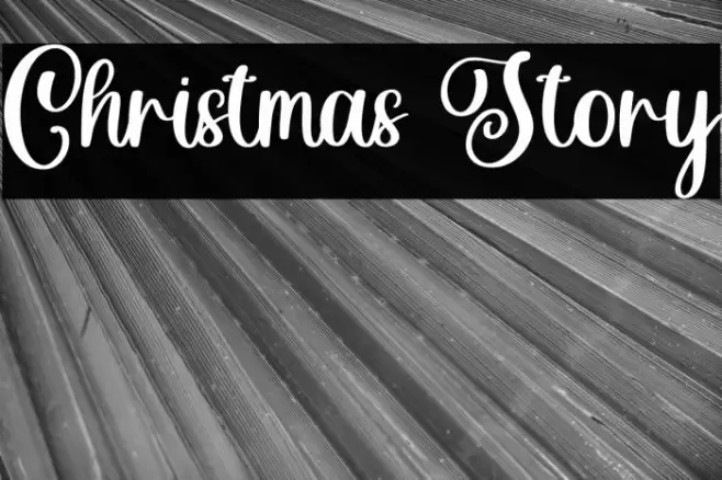 Christmas Story Font examples