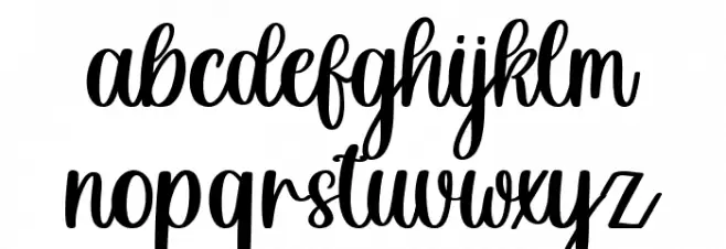 Christmas Story Caratteri MINUSCOLO