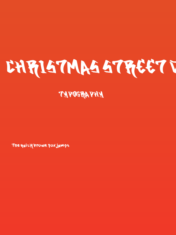 Christmas Street Demo Poster