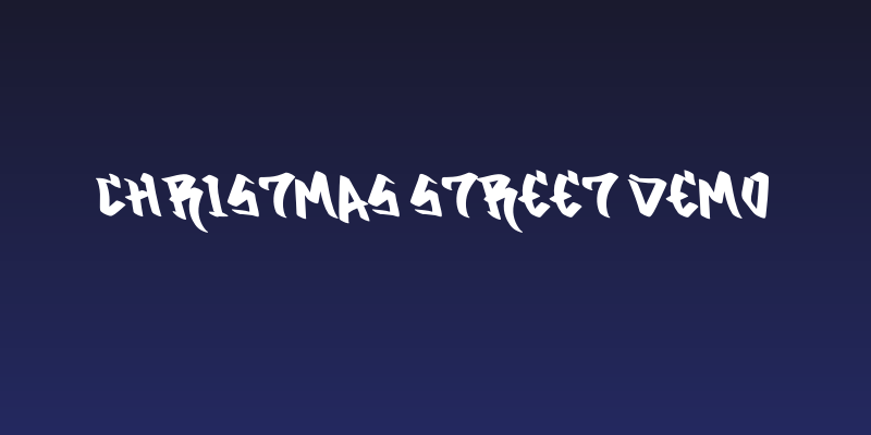 Christmas Street Demo Social Header