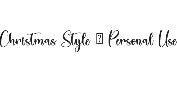 Christmas Style - Personal Use Logo