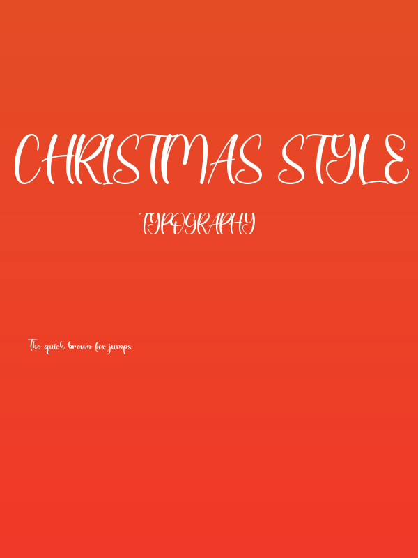 Christmas Style - Personal Use Poster