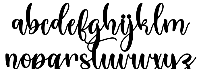 Christmas Style - Personal Use Font LOWERCASE