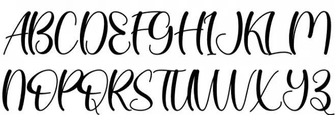 Christmas Style - Personal Use फ़ॉन्ट अपरकेस