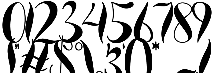 Christmas Style Font OTHER CHARS