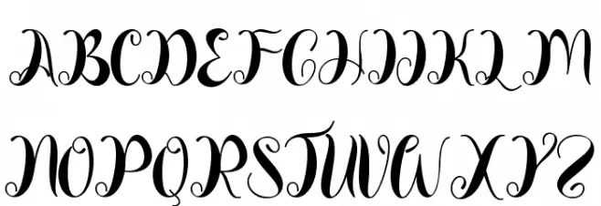 Christmas Style Schriftart Groß