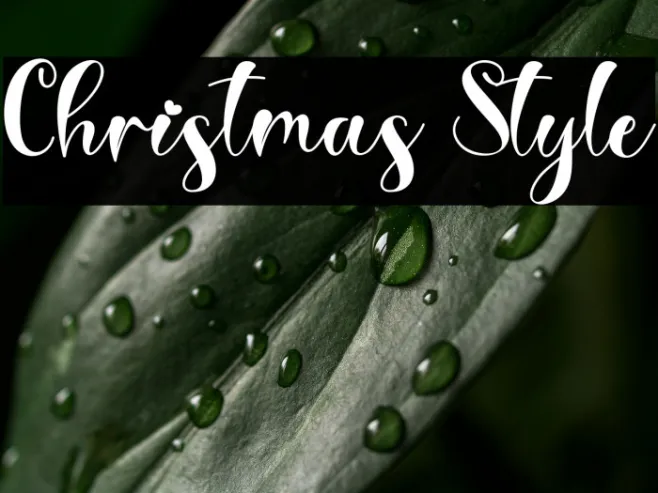 Christmas Style Example 2