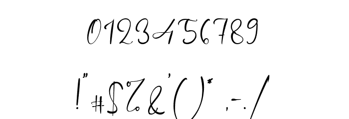 Christmas Sunday Font OTHER CHARS