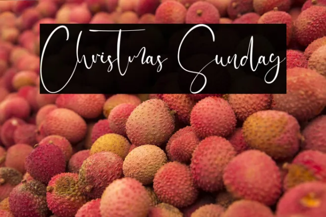 Christmas Sunday Example 3