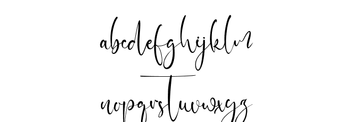 Christmas Sunday Font LOWERCASE