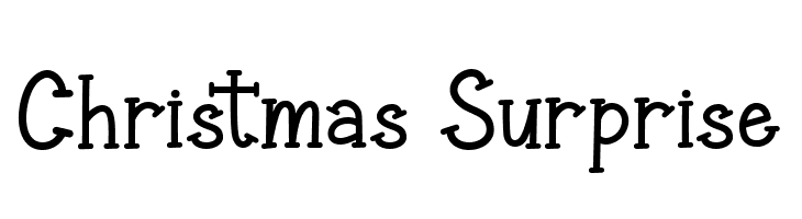 Christmas Surprise  नि: शुल्क फ़ॉन्ट्स डाउनलोड