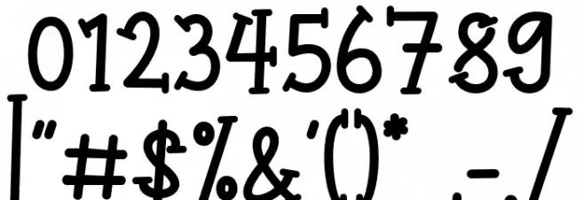 Christmas Surprise Font OTHER CHARS