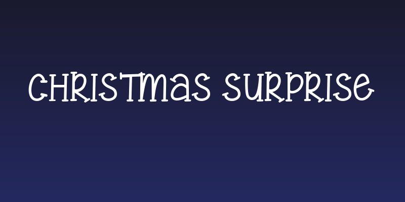 Christmas Surprise Social Header