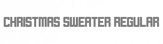 Christmas Sweater Regular  baixar fontes gratis