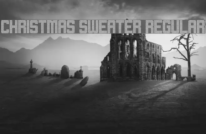Christmas Sweater Regular Font examples