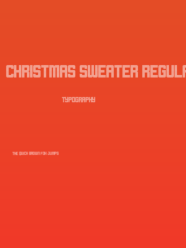 Christmas Sweater Regular Poster
